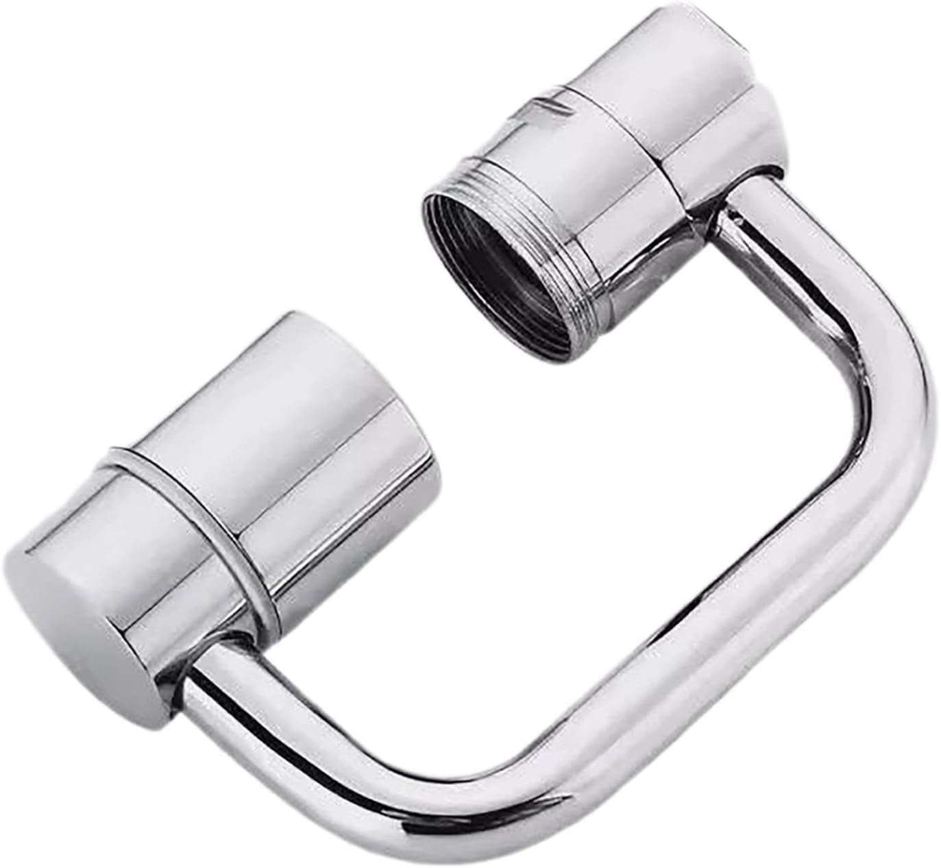 360° Rotating Faucet Extender for Bathroom Sink, Sink Water Faucet Aerator with Brass Extension, Sink Extender with Adjustable Swivel Arm