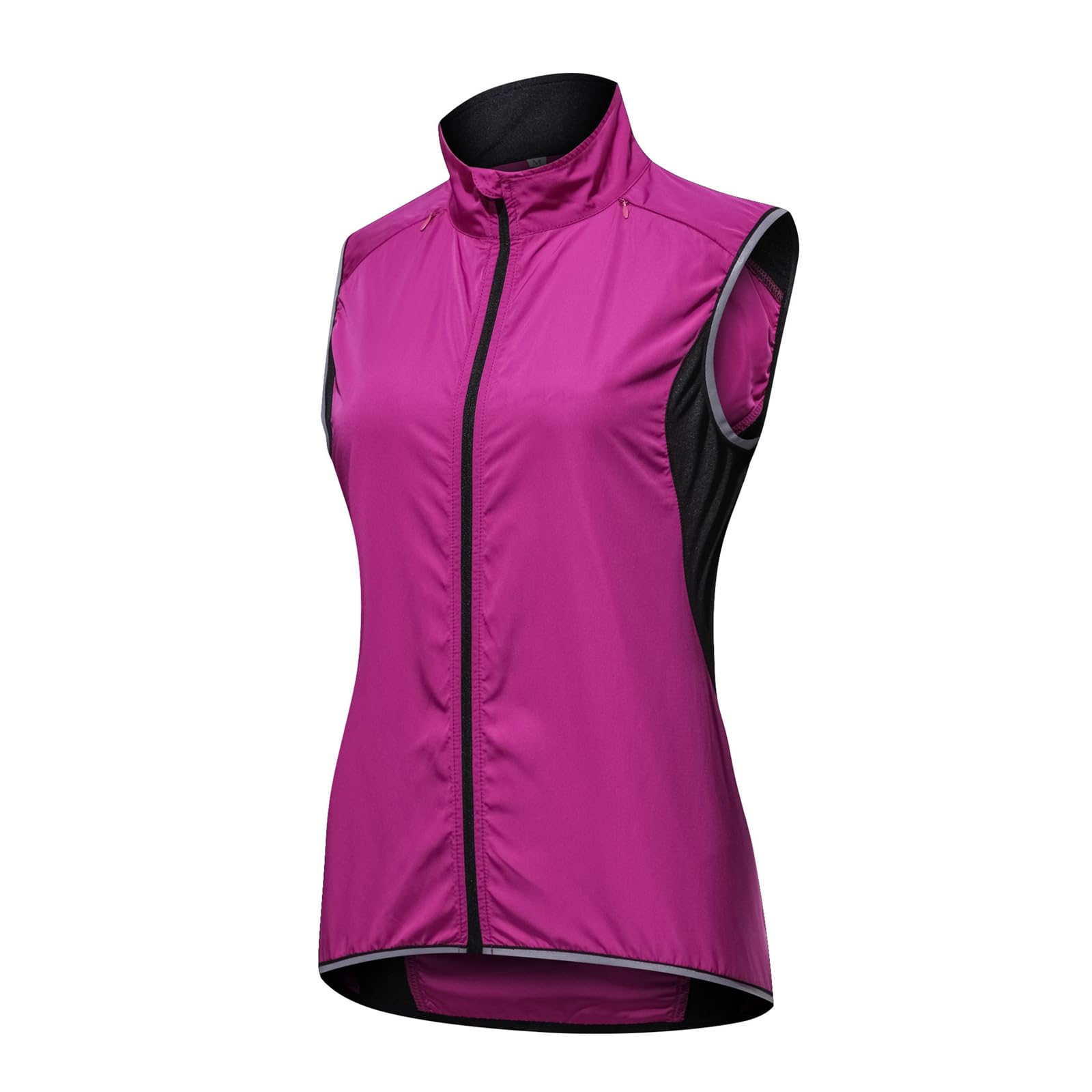 Chaleco de Ciclismo de Alta Visibilidad - Chaleco de Ciclismo Reflectante de Secado Rápido - Fabricado con Bolsillos,Purple-XL