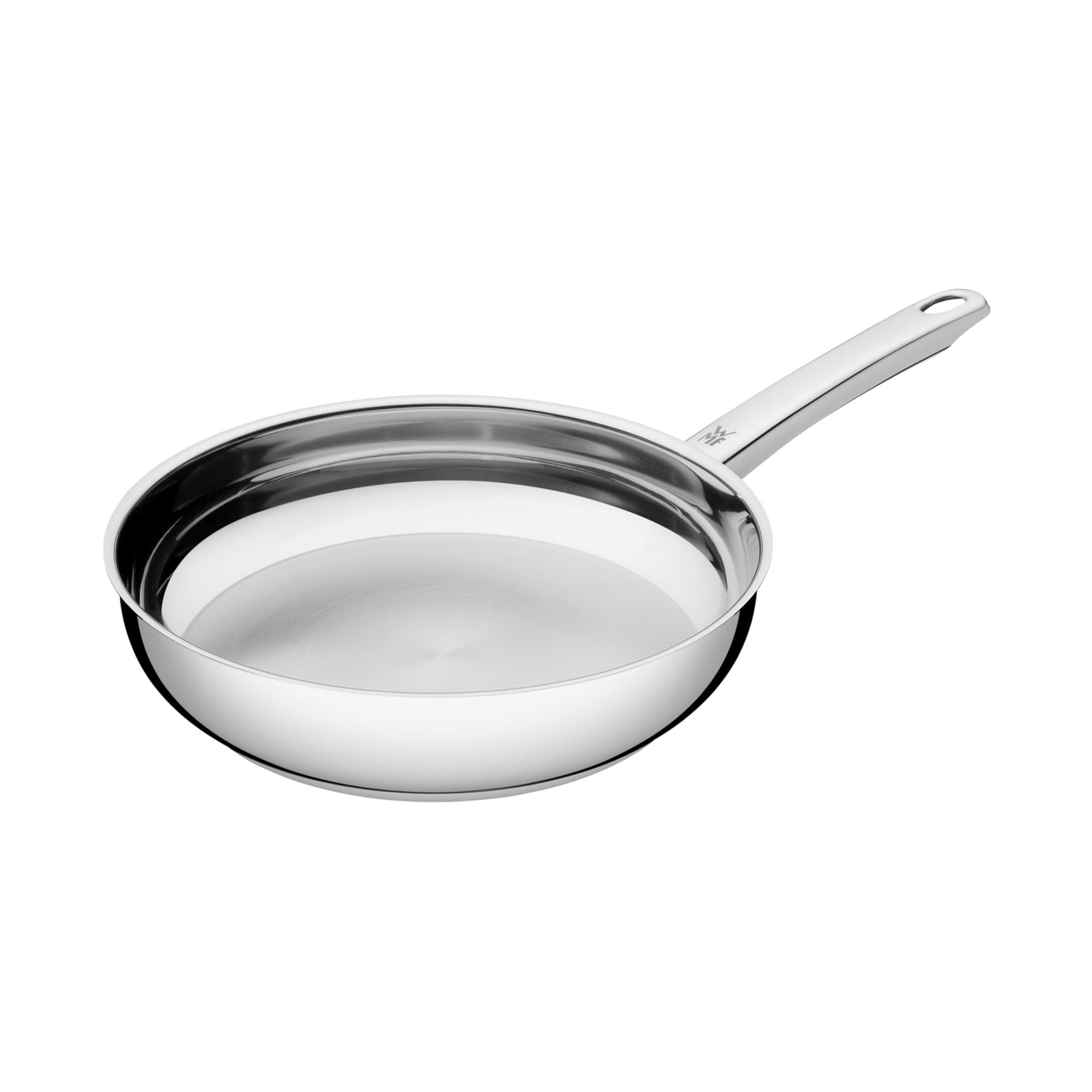 WMF Favorit - Set 2 Sartenes 24 + 28 cm Acero Inoxidable Cromargan 18/10 Sin Recubrimiento Apto para Todo Tipo de Cocinas