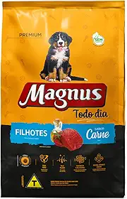Adimax Ração Magnus Todo Dia Para Cães Filhotes Carne 3Kg