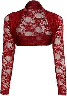red bolero jacket plus size