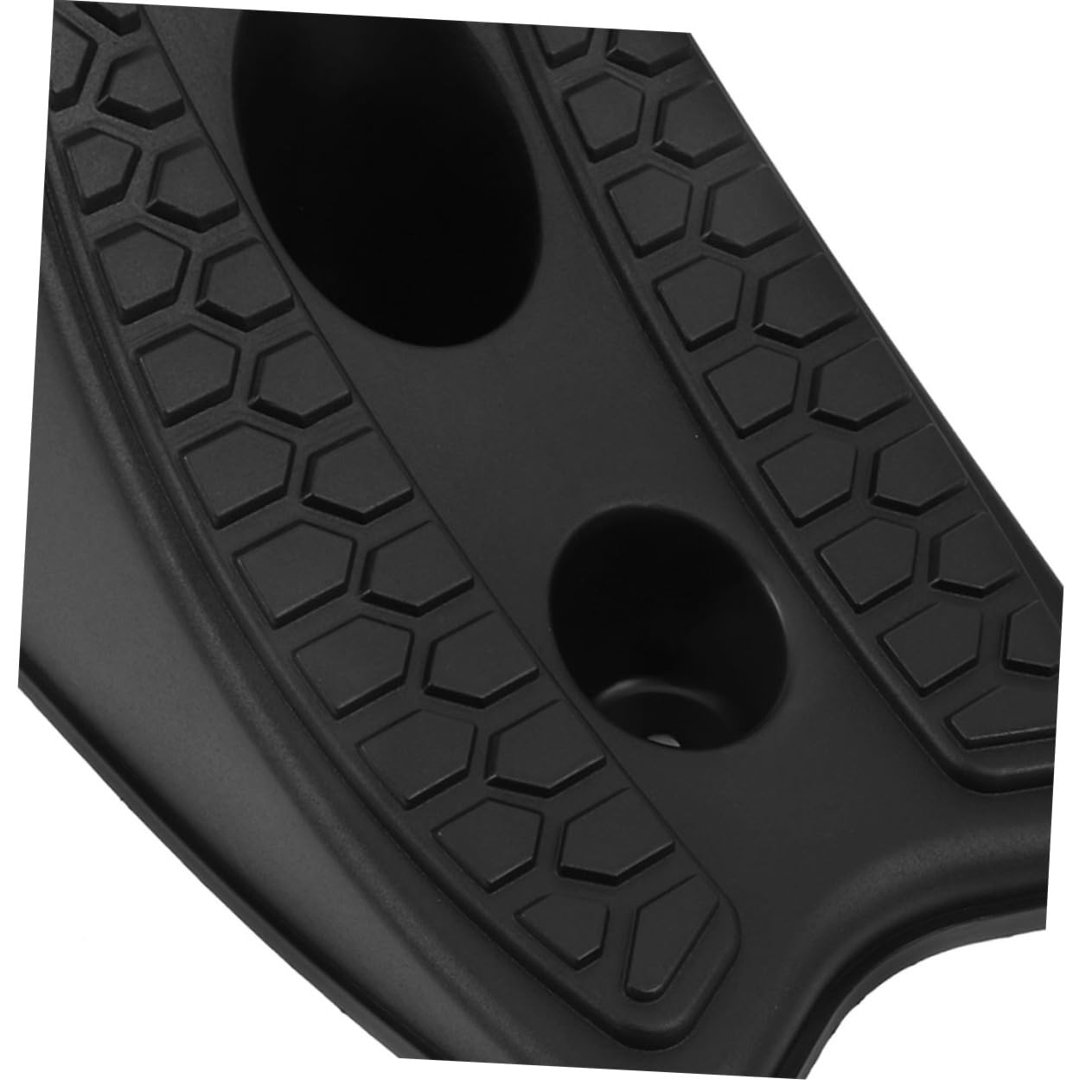 ABOOFAN Cuñas para Ruedas de Coche Abs Negro 4 Piezas para Garajes