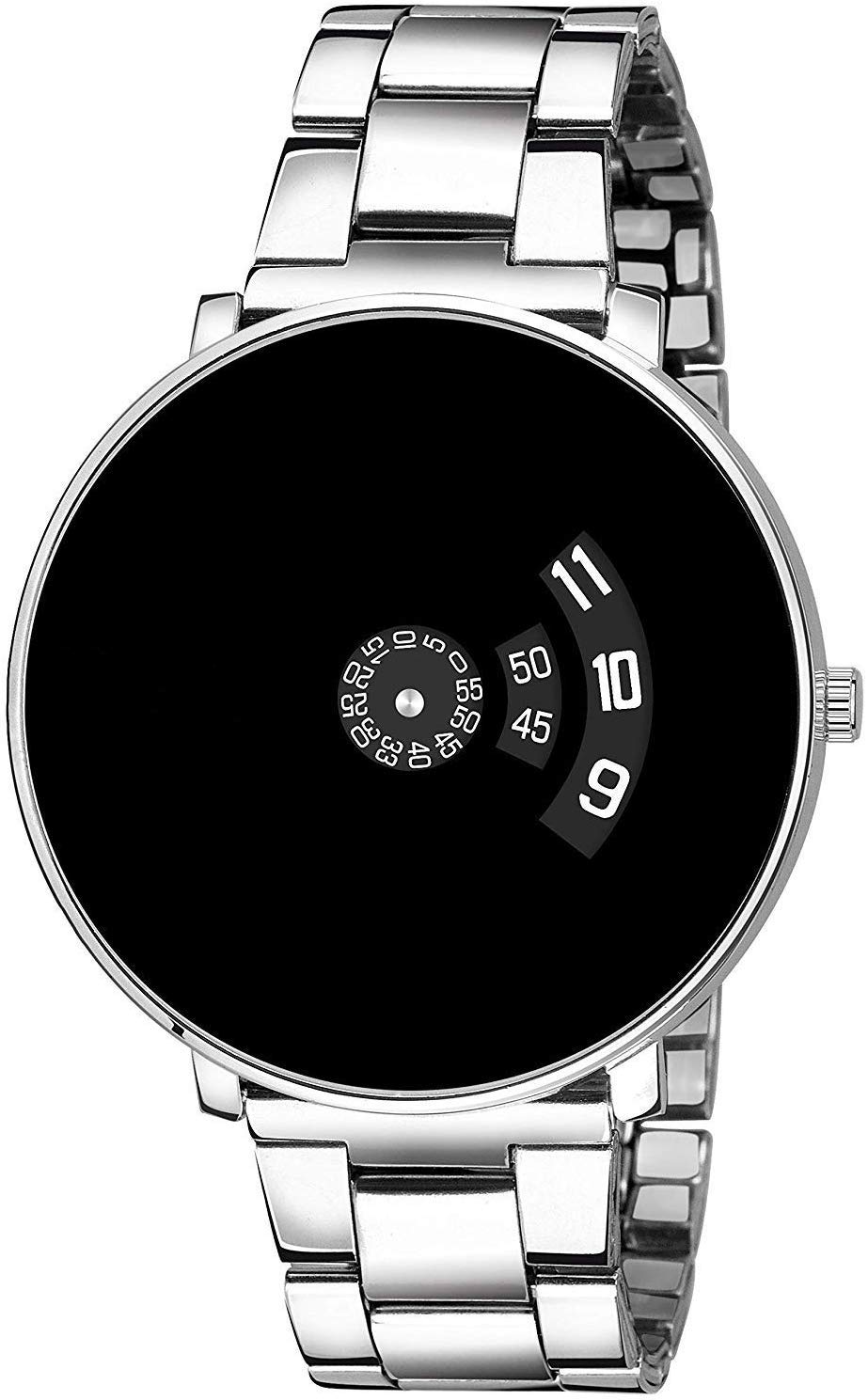 SS Collection Mens Analogue Stainless Steel Belt Black Dial Wrist Watch (B07GZ7F93T) Amazon Price History, Amazon Price Tracker