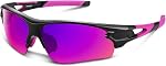 BEACOOL Polarized Sports Sunglasses for Men Women Baseball Running Cycling Fishing Softball Golf TAC Safety Glasses UV400