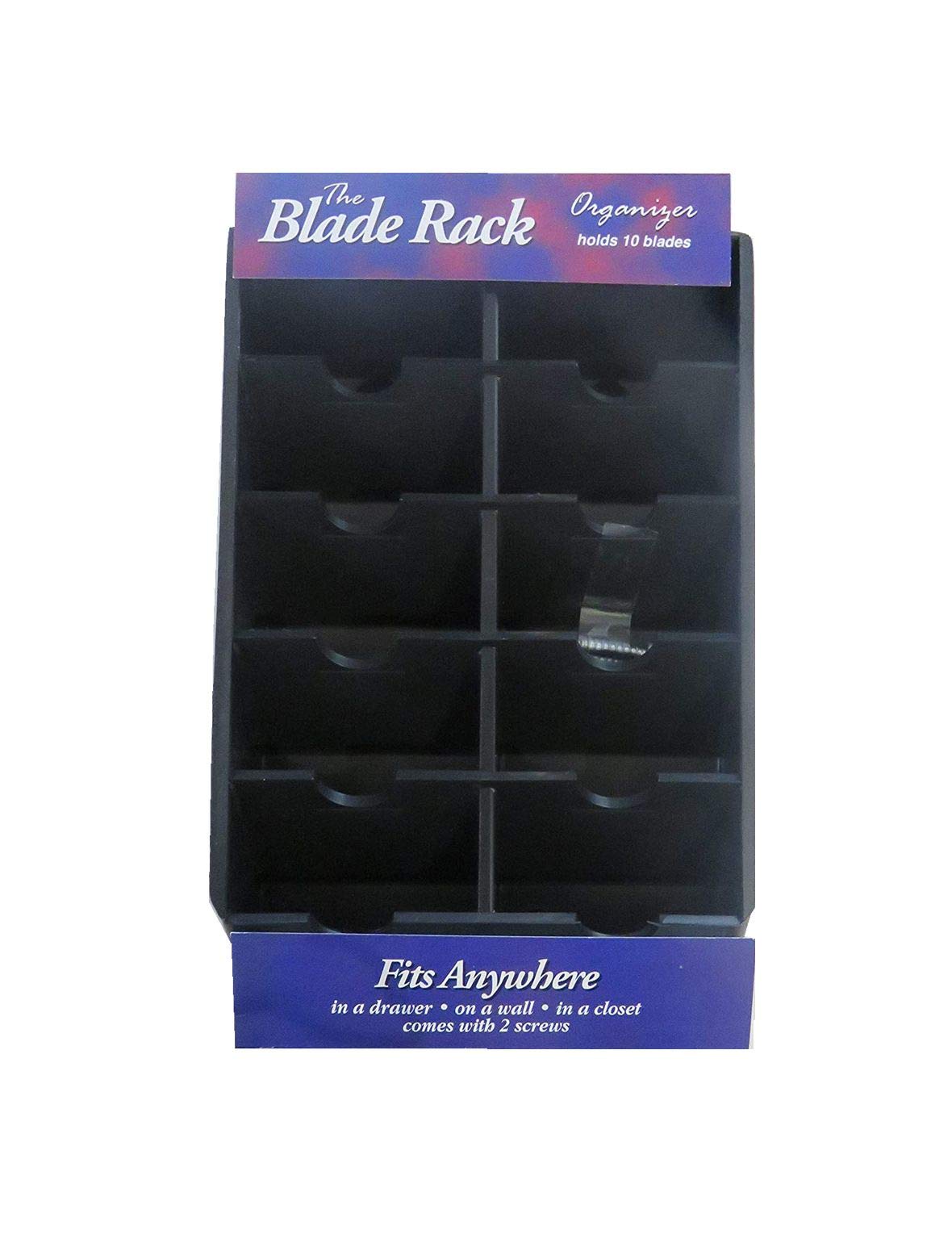 CacheClipper Rack Holds Blades, Black 10 Count