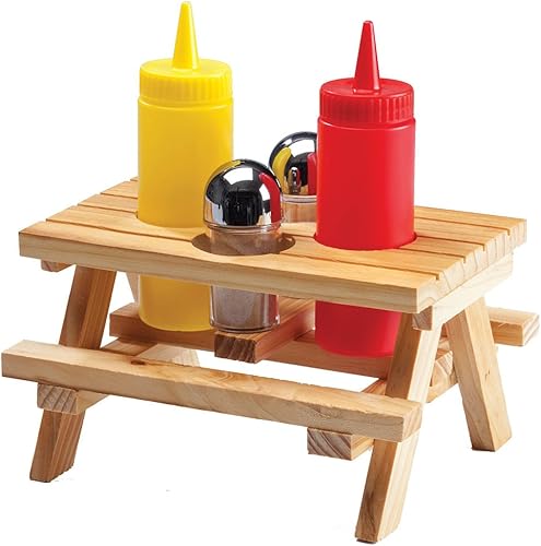 Soporte para condimentos de mesa de picnic