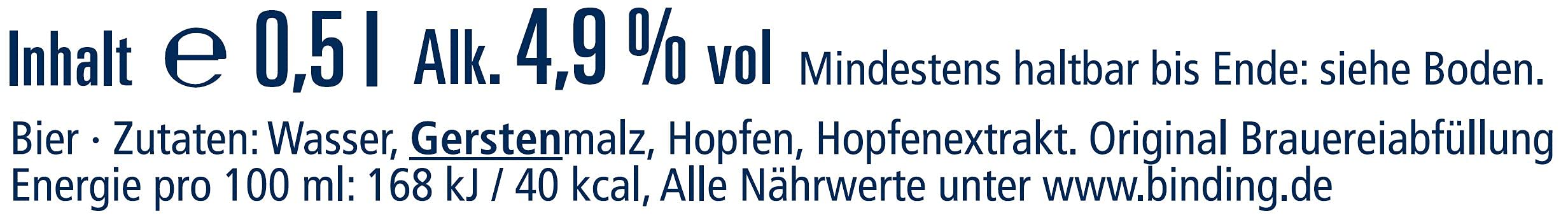 Binding Römer Pils, EINWEG 24x0,50 L Dose