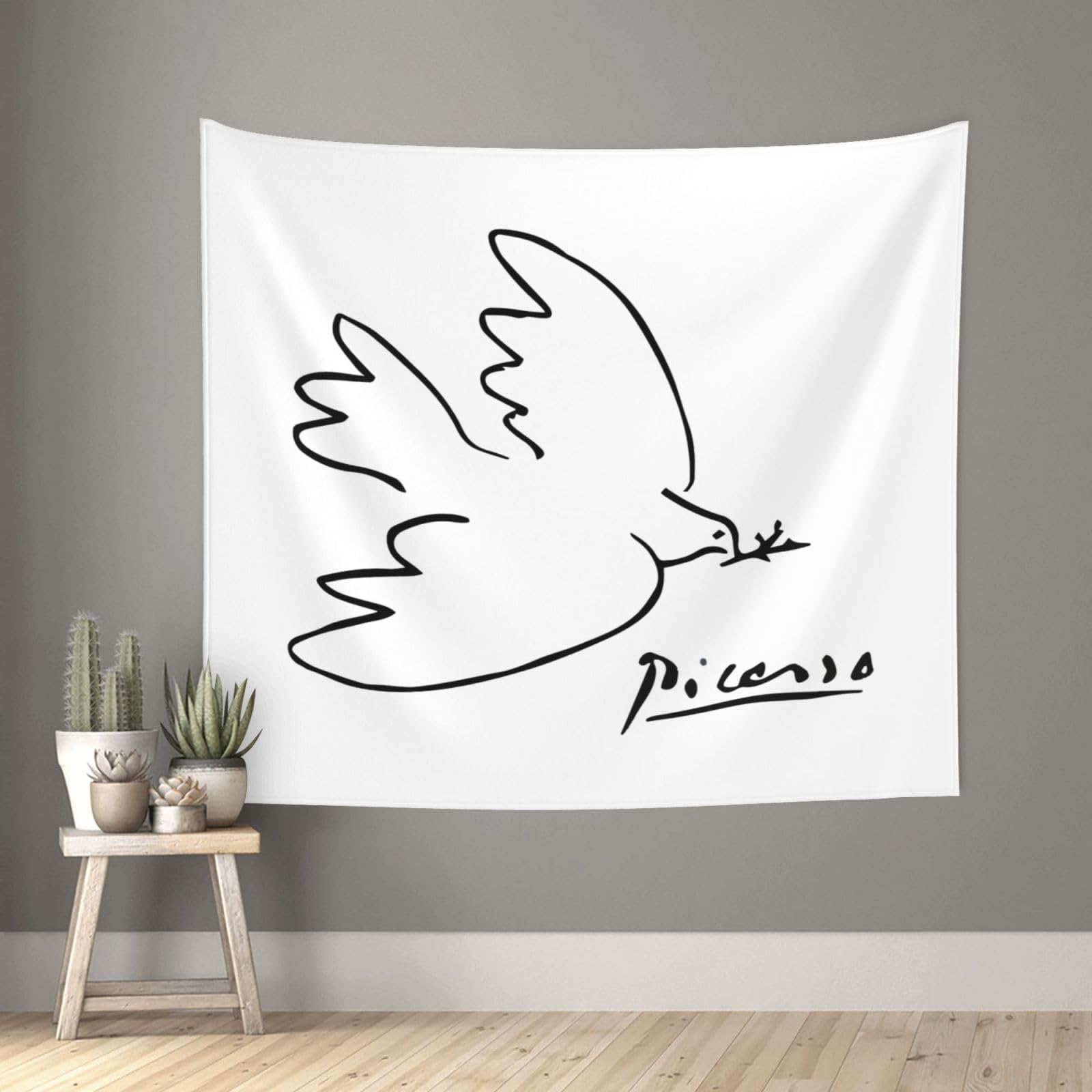 ピカソ壁掛け布絵サイズ横145cm×縦108cm