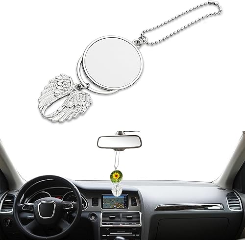 UGSHY 1 colgante para llave de automóvil, adorno de alas de ángel, cadena decorativa personalizada, para la mayoría de los modelos de automóvil