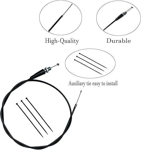 Vista 4 de YRHHBYH Cable acelerador de 50 pulgadas para mini bicicleta Baja MB165 196cc 5.5hp MB200 200cc 6.5hp CT200U MOTOVOX MBX10 MBX11 MBX12 79cc 79.5cc