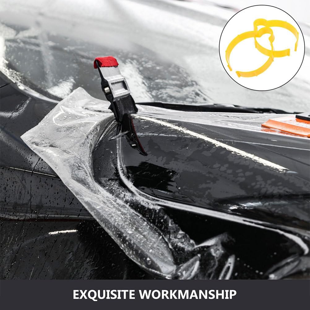 10Pcs Vinyl Film Clamp Car Wrap Roll Holders for Precise Positioning Easy Application Auto Film Roll Gripper Clips 3.93X3.14X0.59In