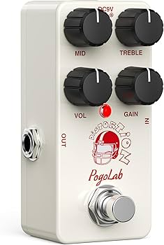 Amazon.com: Pogolab Distortion Guitar Pedal, Mini Analog