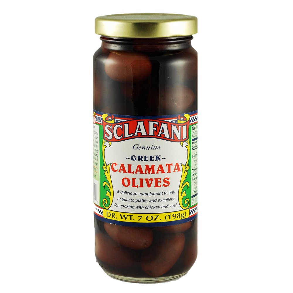 Sclafani Calamata Olives Greek (12 Pack)