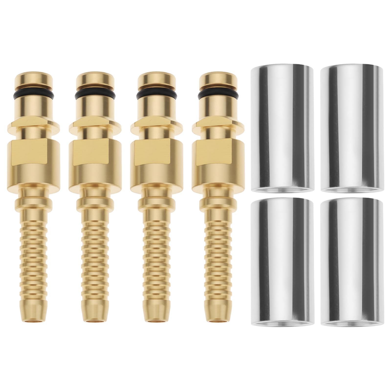 EMSea Adaptador de Conector Rápido de 4 Piezas de 6 Mm Compatible con Karcher K2 A K7 Mangueras de Hidrolimpiadoras