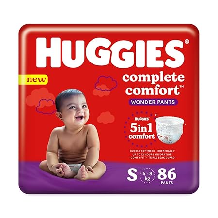 Huggies Wonder Pants Diapers, Small (Pack of 86)