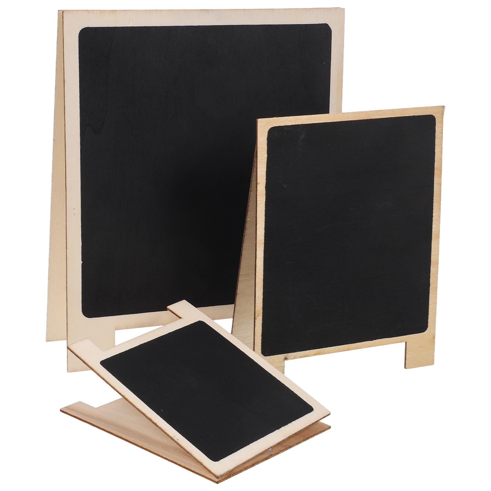 Lurrose 15stücke Teiliges Kleine Doppelseitige Schiefertafel Für Freistehende Mini-kreidetafeln Für Tischdekoration Beschriftungen Und Besondere Anlässe