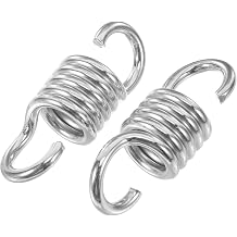 2pcs Heavy Duty Suspension Swing Springs Made of Spring Steel with Easy Installation and Enhanced Stability for Patio and Porch Swing Hanging Hooks