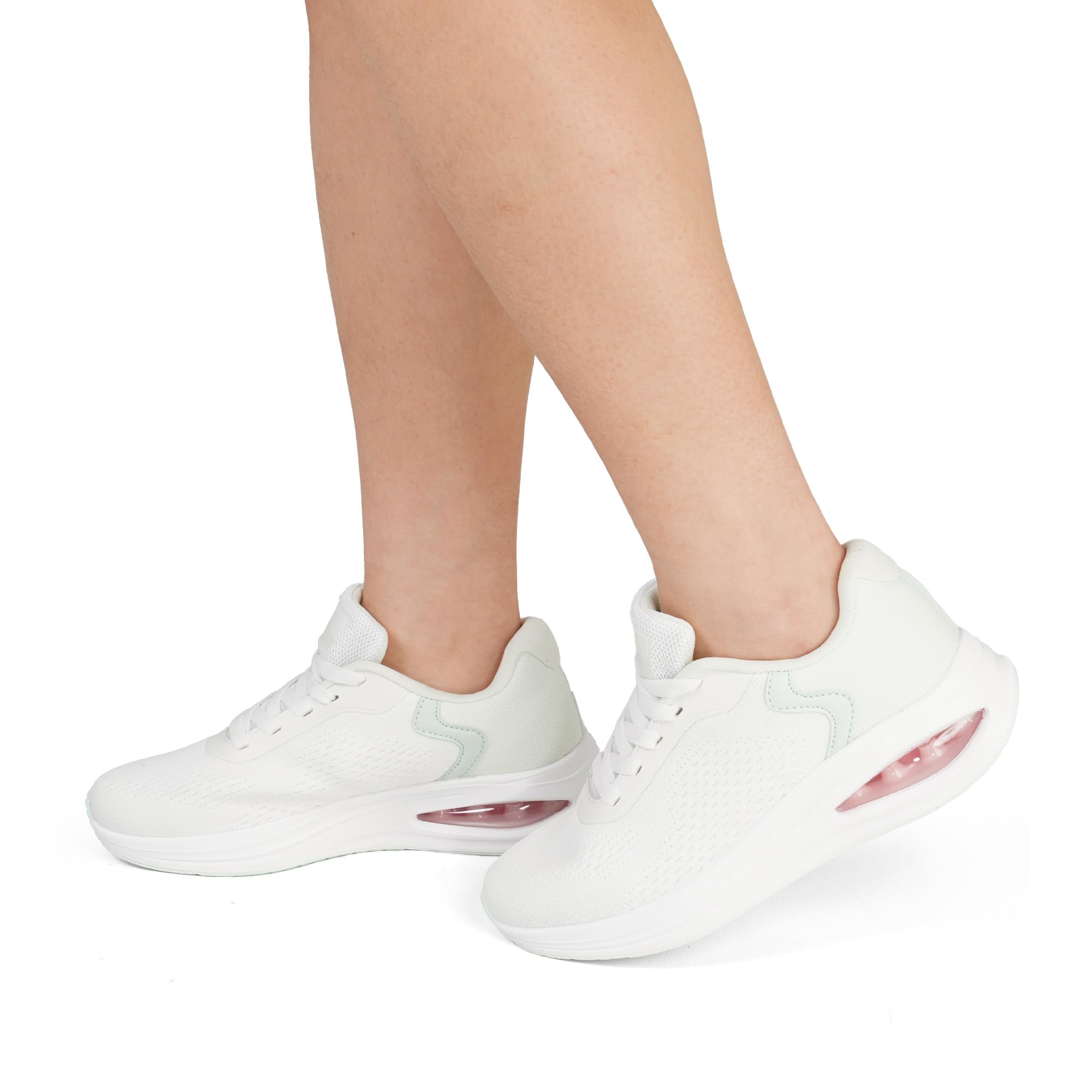 JOMIX Zapatillas Deportivas Mujer con Amortiguador de Aire de Running Transpirables y Ligeras para Deporte Caminar y Uso Diario Talla 36-41 EU