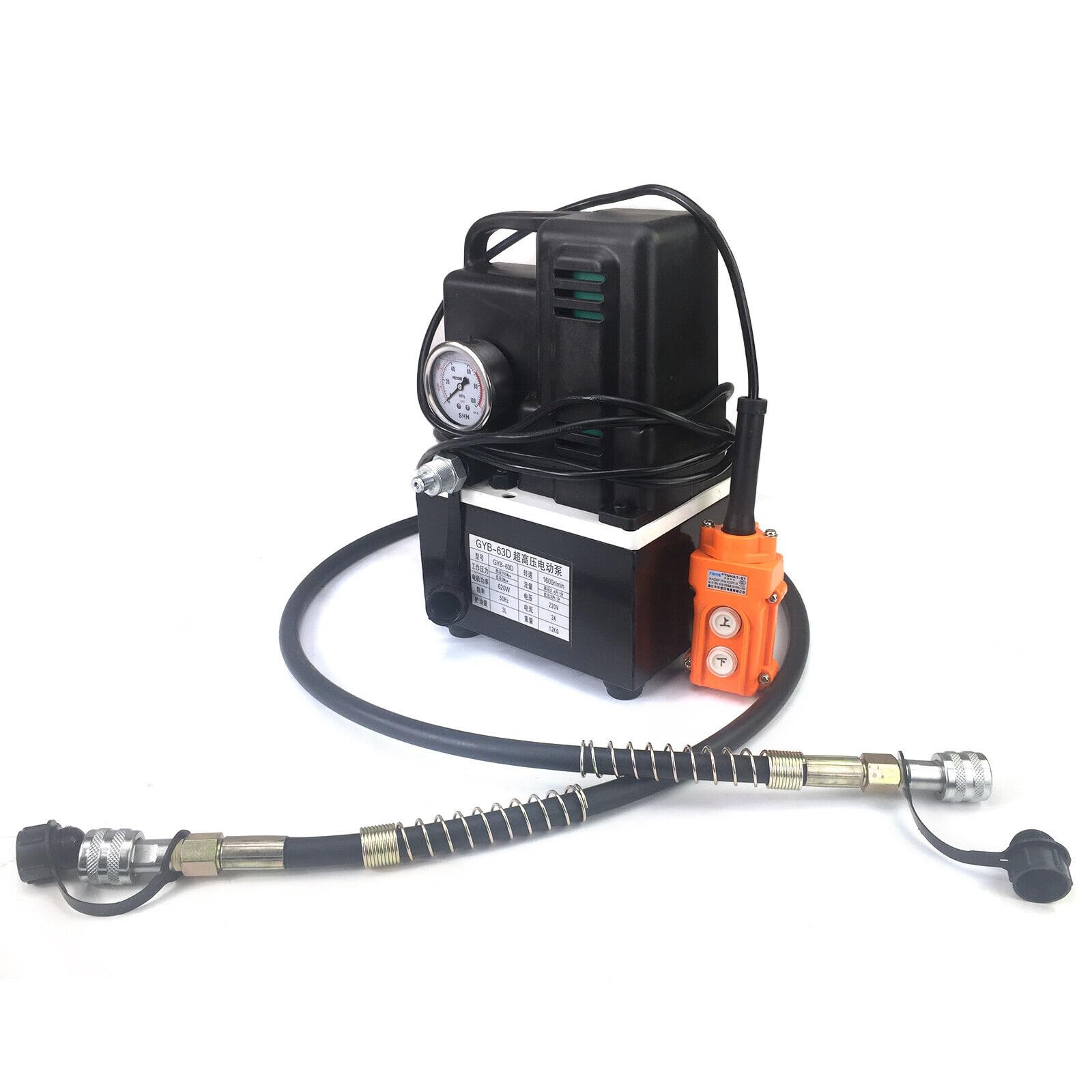 Pompa idraulica elettrica 700Bar pompa elettroidraulica con valvola magnetica unità idraulica motore idraulico pompa 1200 W