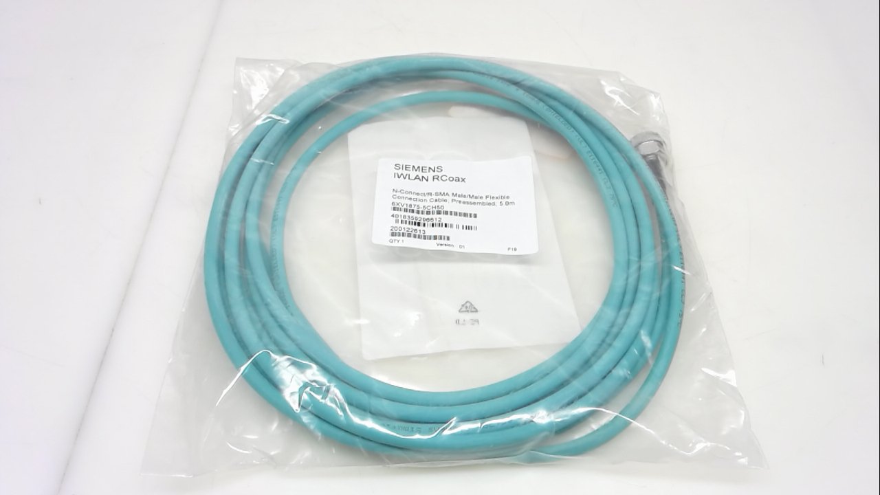 Câble antenne souple R-SMA mâle mâle Siemens Simatic Net 5m pour réseau sans fil