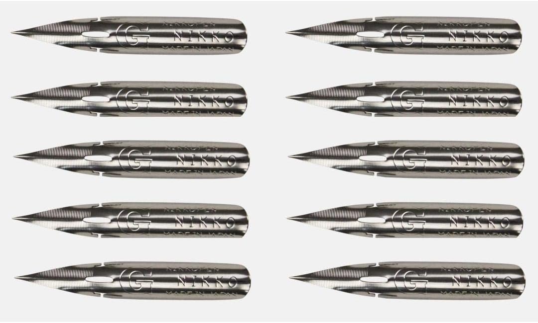 Nikko - Comic Pen Nib No.NG - G-Type - Pack of 10