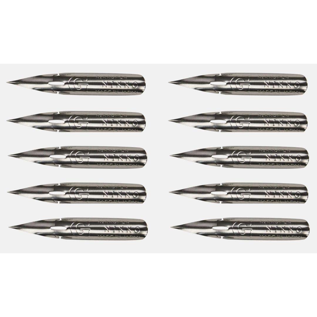 Nikko - Comic Pen Nib No.NG - G-Type - Pack of 10