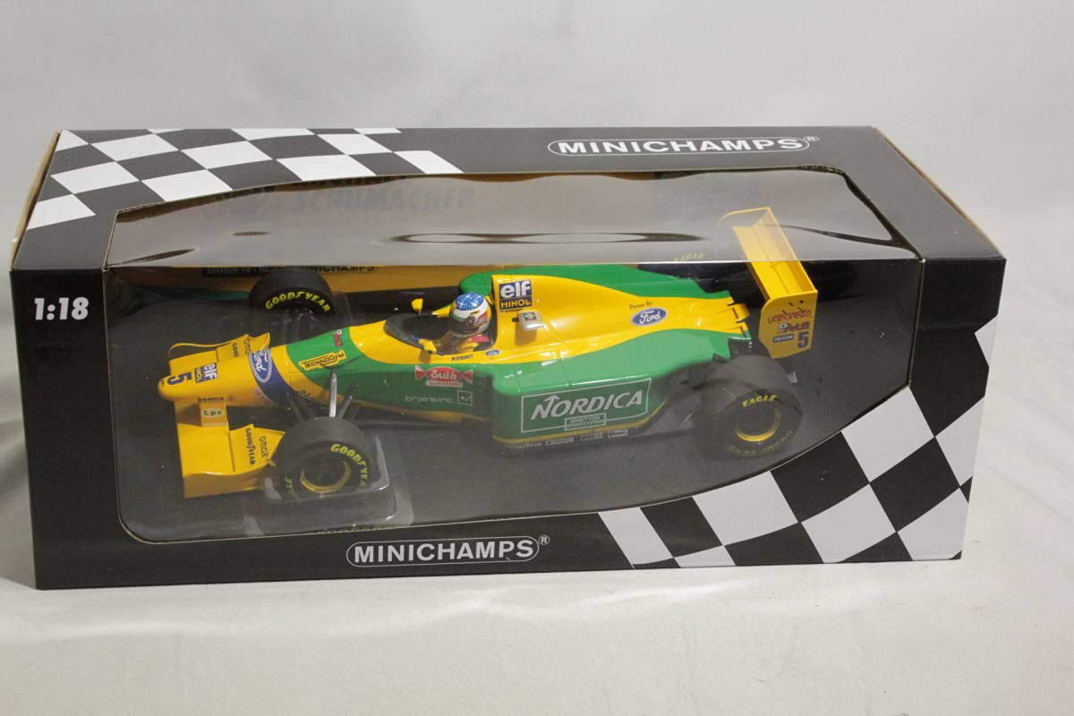 1/18 ベネトン B193B シューマッハ ポルトガル 1993 キャメル 1/18