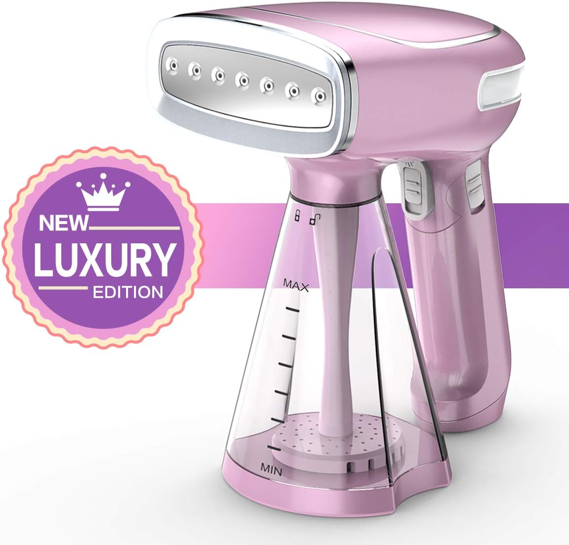 Clothes Steamer,1500W Handheld Garment Steamer & 250ml Steamer for Clothes,Three Steam Mode