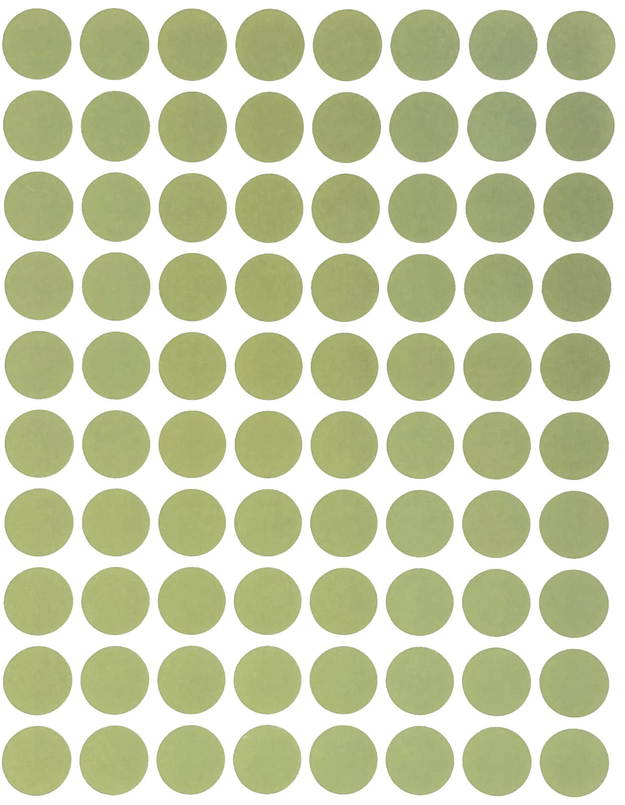 Royal Green Color Coding Labels - Round Stickers, Custom Circle Blank Labels for Easy Organizing Labels, Jars, Supplies, Boxes, Inventory for Office & Home - 50 Sheets, 1/2 Inch, Olive Green