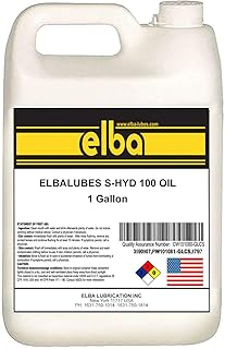 AW Hydraulic Oil | ELBALUBES S-HYD 100 | Hydraulic Oil 100 | Hydraulic Fluid 100 | R & O Oil | Compare to: Hyspin AW 100 |Turbine 100 | NUTO H 100| DTE Heavy | Tellus 100 | Rando 100 (1 Gallon Pack)
