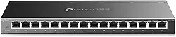 TP-Link TL-SG116E | Switch Gigabit de 16 portas | Gerenciamento inteligente fácil | Plug & Play | Garantia de 3 anos do fabricante | Montagem em desktop/parede | Metal resistente com portas blindadas