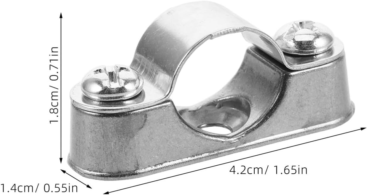 10pcs Pipe Holder Bracket for Ceiling Mount Heavy-duty Support for Securing Rigid Pipelines and Wall-mounted Clamp