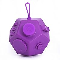 Vista 12 de Mini Cubos de Dedos, Juguetes Fidget Geniales para Niños y Adultos con Ansiedad, TDAH, Autismo y Alivio del Estrés (Verde)