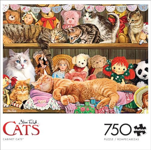 Buffalo Games 17318 Steve Read - Cabinet Cats - 750 Piece Jigsaw Puzzle thumb #1