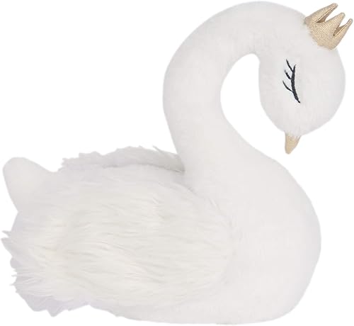 Lambs & Ivy Signature Swan Princess - Peluche blanco de peluche, princesa