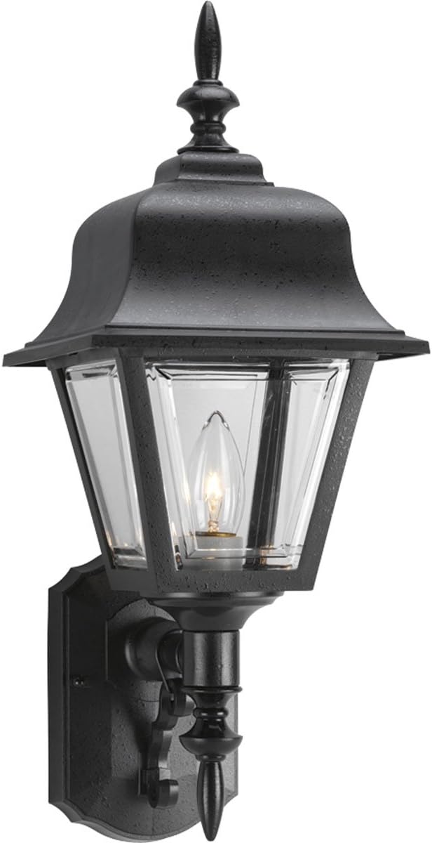 Best Cyber Deals 🔥 Progress Lighting P5656-31 Non-Metallic Incandescent Outdoor, 8-Inch Width x 20-Inch Height, Black