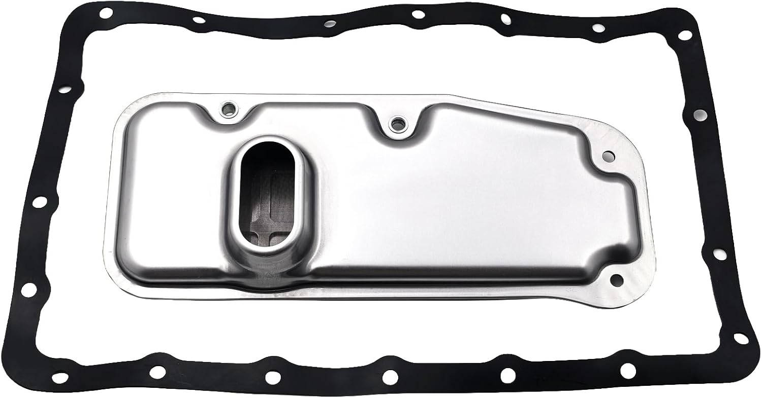 Automatic Transmission Filter Oil Pan Gasket Kit A340F A343F Compatible with Toyota 1996-2010 4Runner 1998-2002 Land Cruiser 2001-2007 Sequoia 00-15 Tacoma 98-02 LX470 Replaces 3533060030 35330-60030