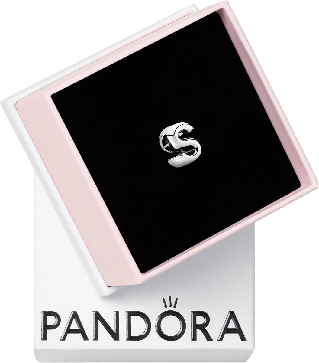 Charm PANDORA Letra S Plata
