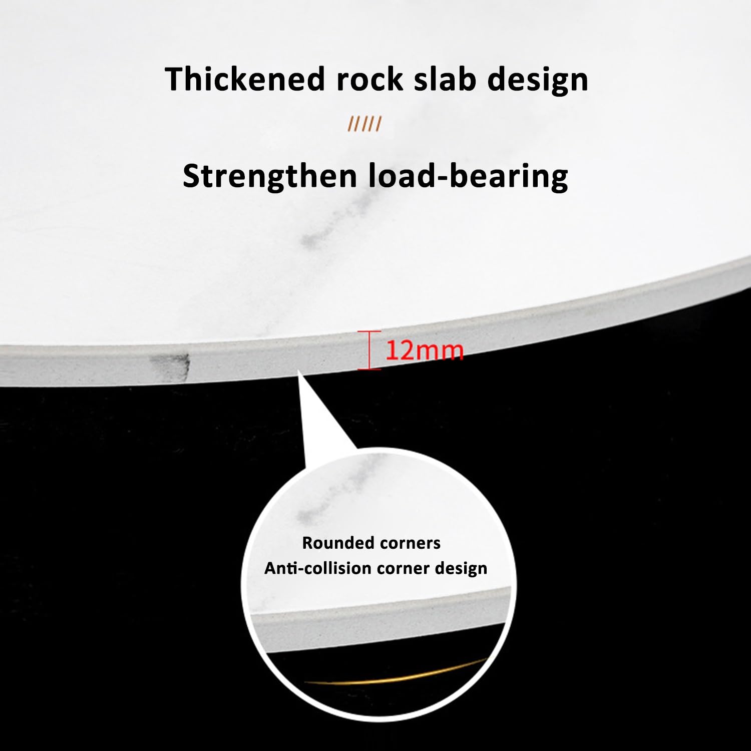 Lazy Susan Plateau Tournant pour Table à Manger, Plateau Rotatif en Ardoise, Plateau Rotatif Rond, Épaisseur 12 mm, Facile à Nettoyer, pour Hôtels, Restaurants et Familles(Gray,90cm/36)