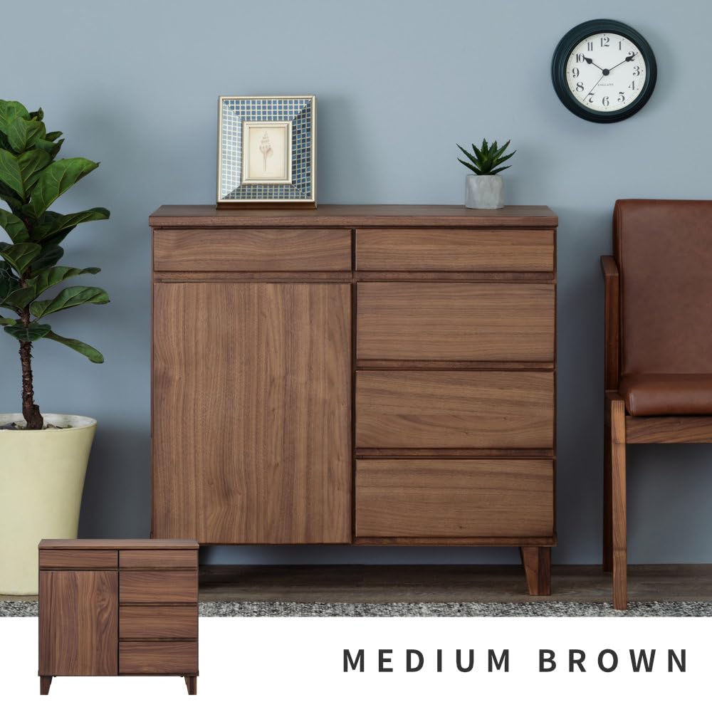 ★★ISSEIKI　サイドボード 　キャビネット　北欧家具　BASK SB 80 ISSEIKI BASK-3 SB 80 (WN-V-MBR) | 【公式オンラインショップ