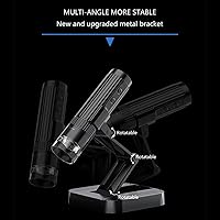 Vista 2 de Microscopio digital, cámara plegable de microscopios de bolsillo de mano, microscopio USB de aumento 50X a 1000X para iOS