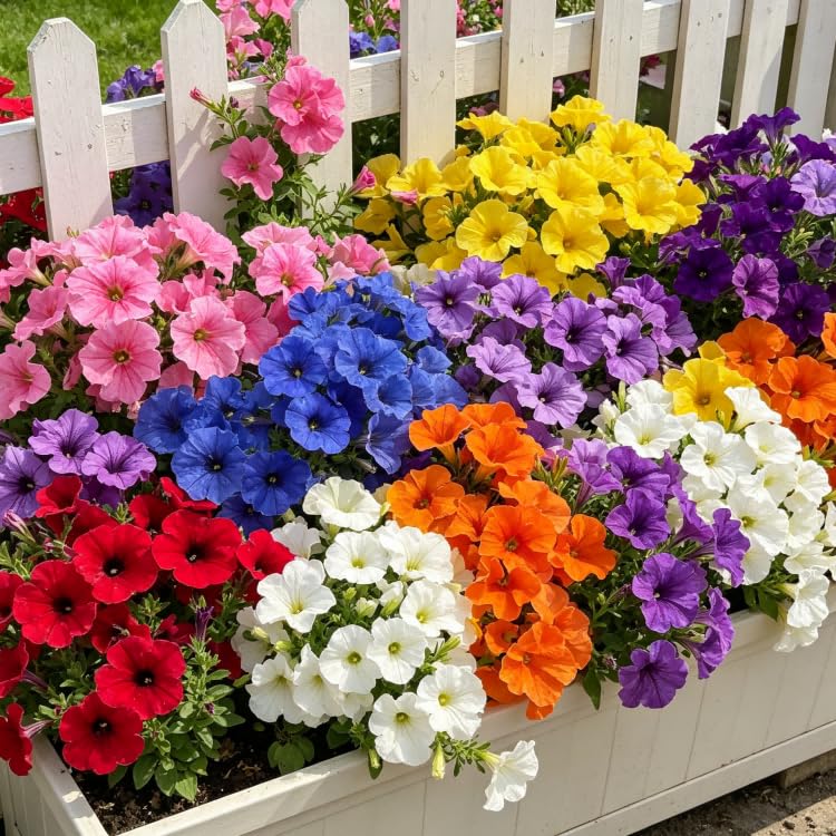 Petunia Seed-Hardy Perennial,Vibrant Floral Display Garden-37500pcs-L