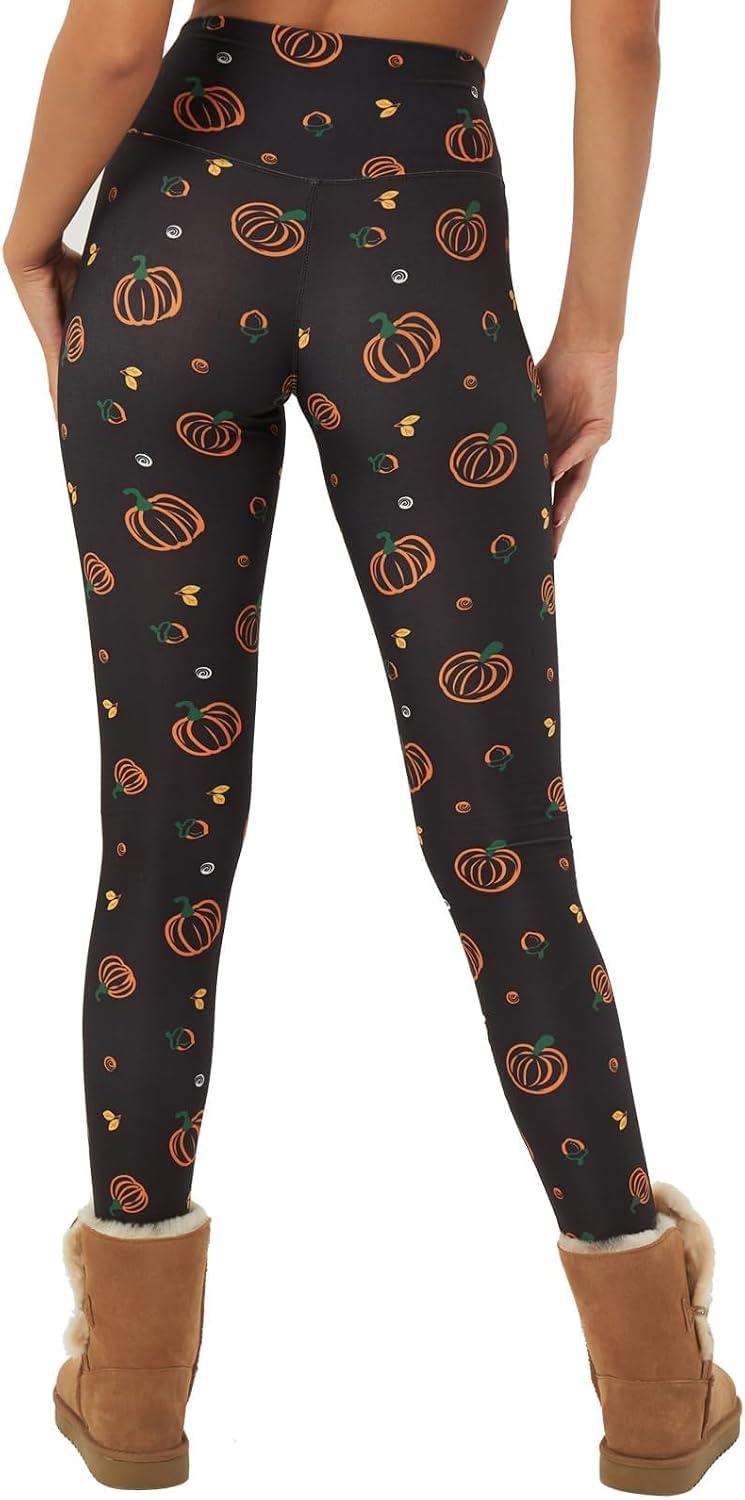 sissycos Women's Christmas Halloween Crossover Leggings High Waisted image 5