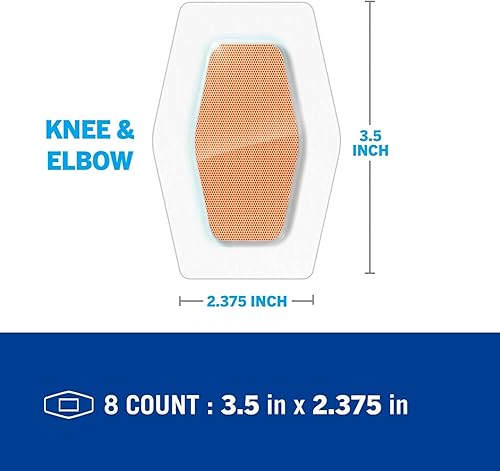 Miniatura 5 de Nexcare Impermeable se mantiene en vendaje rodilla y codo 8 vendajes por caja paquete de 4