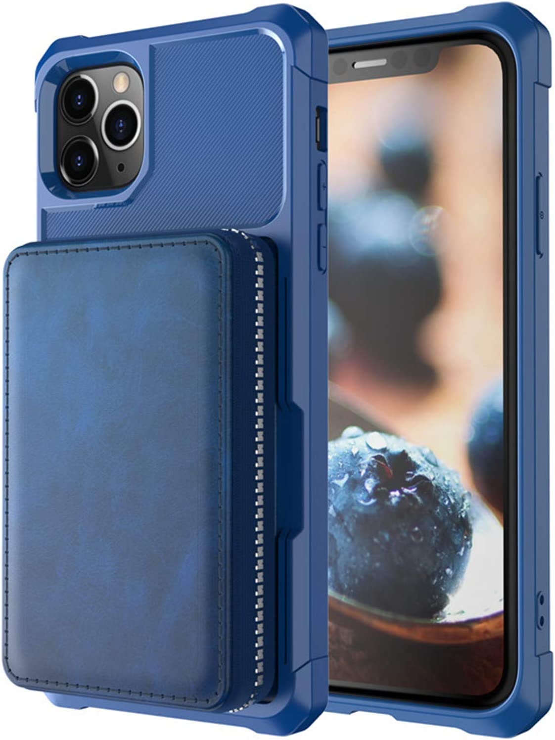 Étui antichoc compatible avec iPhone 12 Pro Max KANUZ cuir