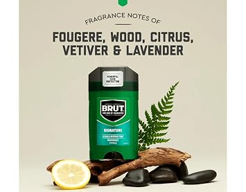 Brut Deodorant Signature Scent 2.7 Oz. (6 Pack)
