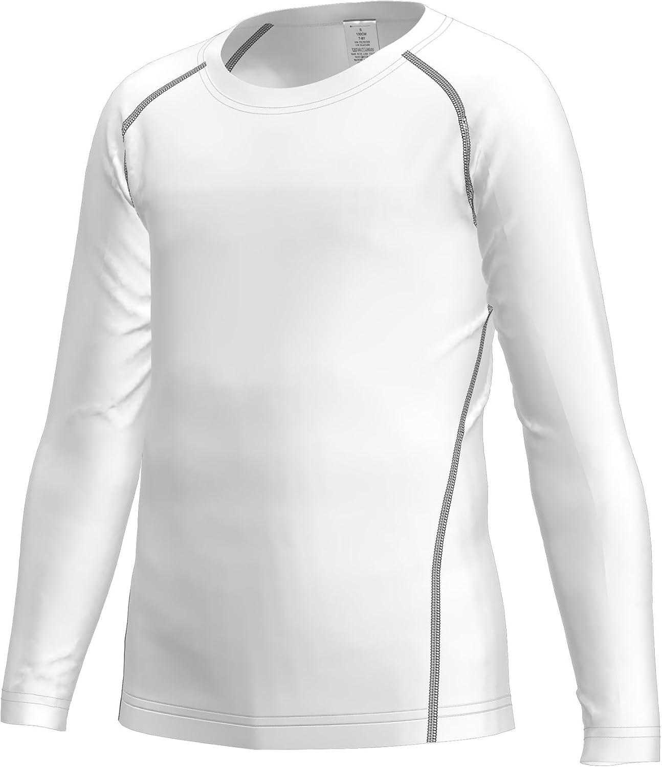 LANBAOSI Youth Long Sleeve Compression Shirt Kids Athletic Moisture Wicking Base Layer for Baseball Soccer