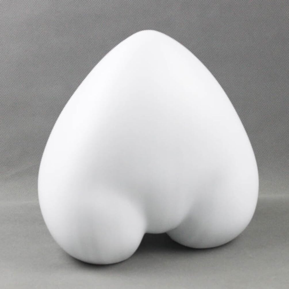 Kichvoe Adult Hip Mannequin Display Stand for Underpants Showcase Lightweight Plastic Model Smooth Finish for Female Briefs Presentation Retail Stores and Photography