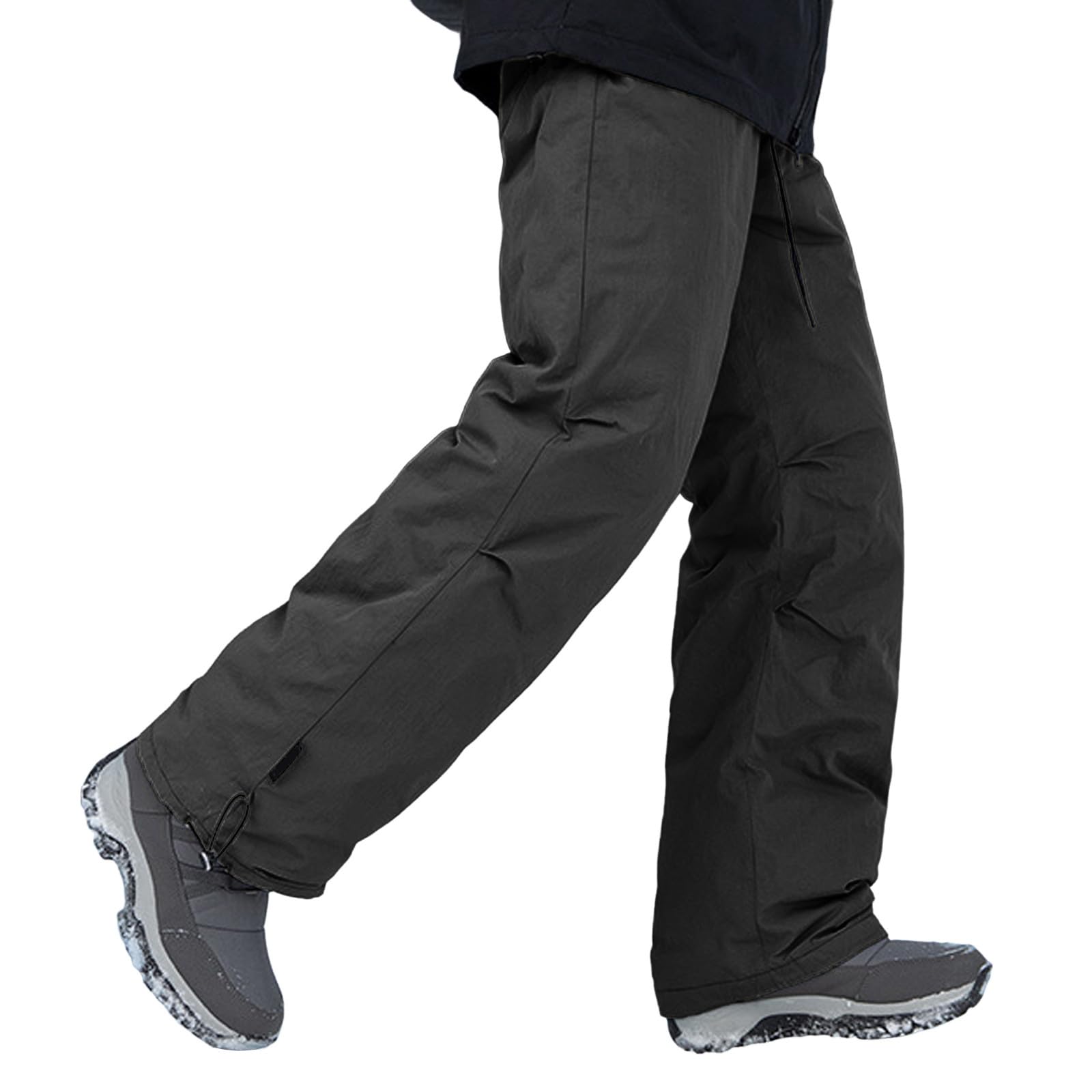 Generisch Pantaloni da sci da uomo con tasche, impermeabili, da neve, invernali, resistenti alle intemperie, in softshell, imbottiti, da snowboard, da sci, invernali