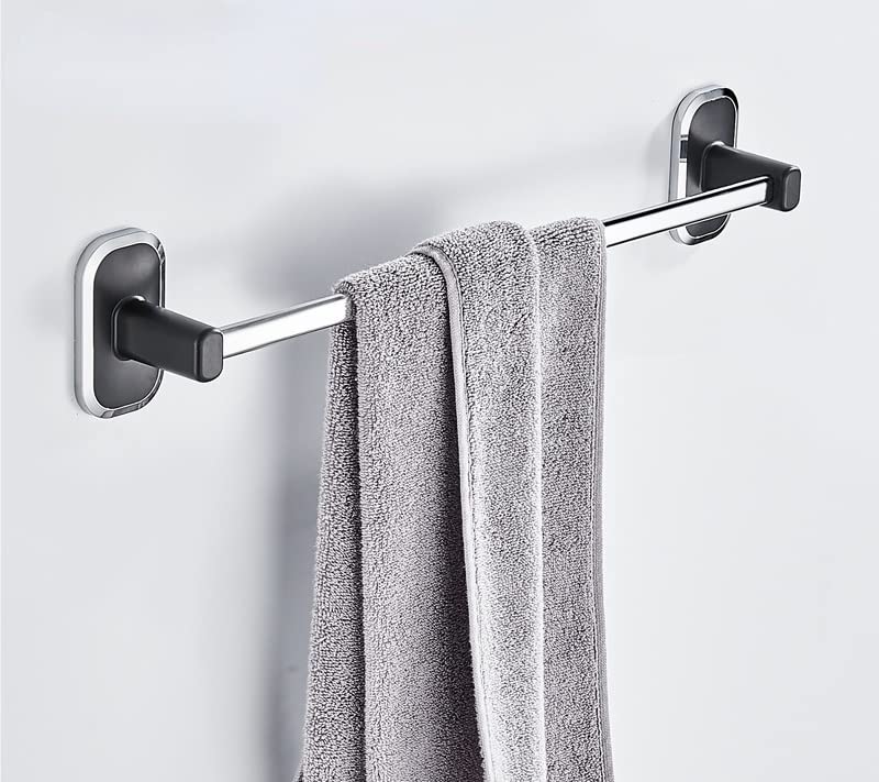 Fixation serviette noire contre la rouille en acier inoxydable pour mur de WC